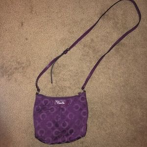 Fairly used coach purse! Super cute & purple